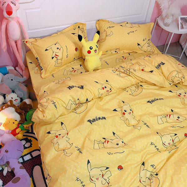 Pokemon Pikachu Bed Sheet Set AD10664