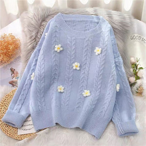 Soft Flower Sweater AD210102