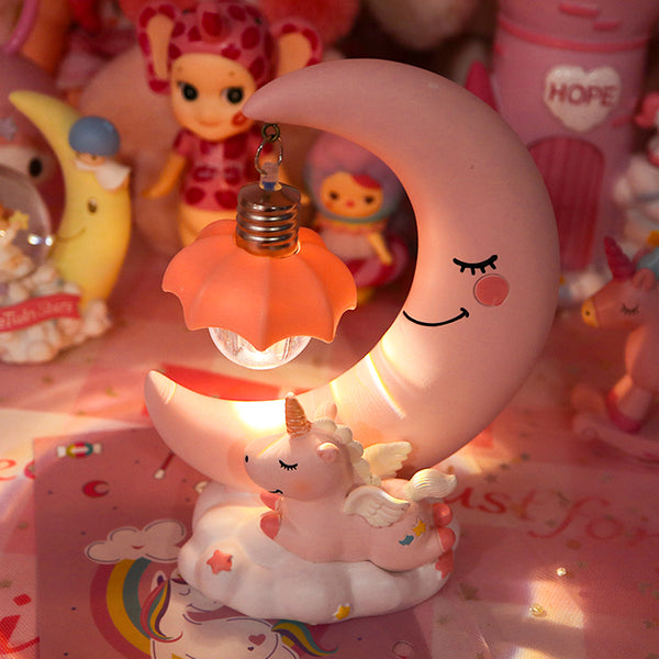 Pink/Blue Moon Table Lamp Gift AD10129