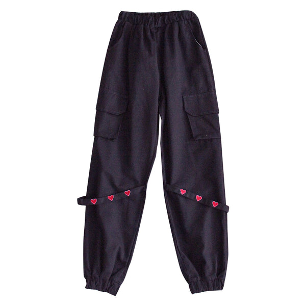 Harajuku Heart Loose Pants AD11610