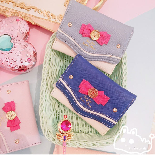 Sailor Moon Bowknot Fold Wallet AD10329