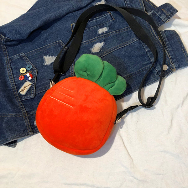 Strawberry Carrot Plush Bag AD10955