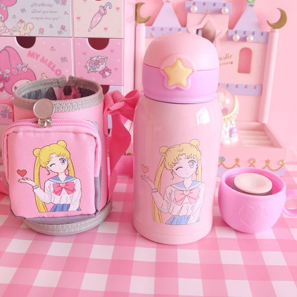 Japanese Sailor Moon Pink Vacuum Bottle AD10500