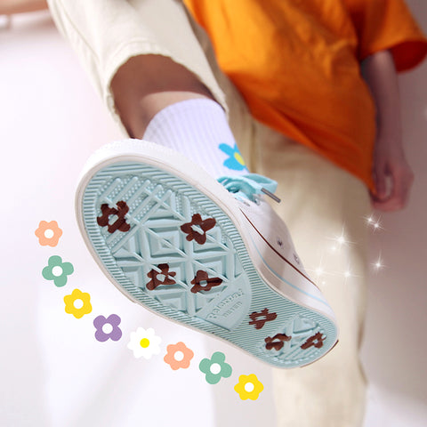 Sole Flowers Canvas Shoes AD11938