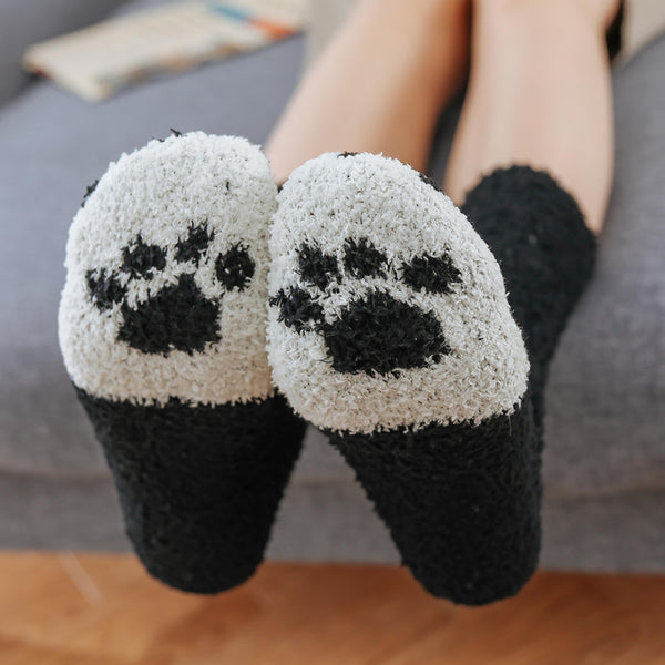 3 Pairs Cat's Paw Wool Socks AD10491