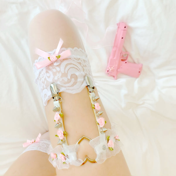 JK Flower Garters AD12563