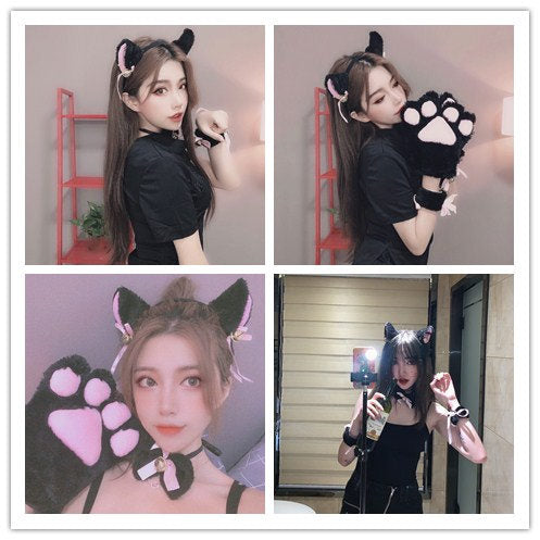 Cos Cat Ear Hair Band Four-piece Set AD10977