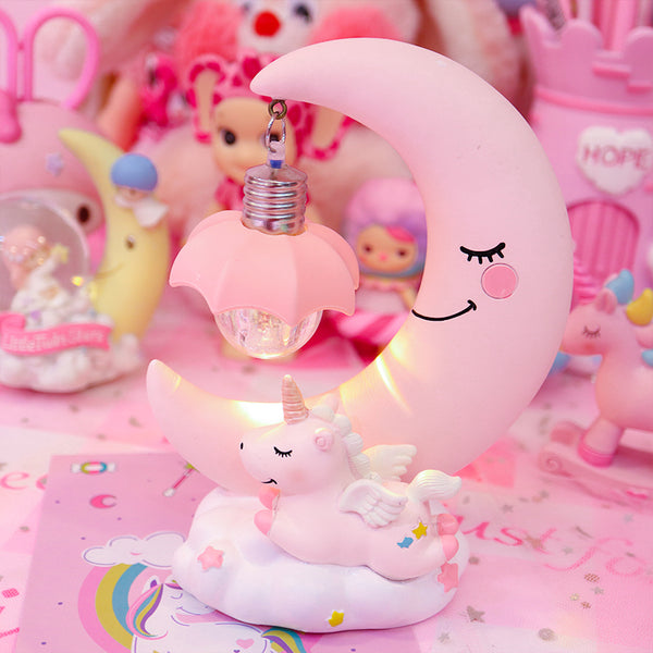 Pink/Blue Moon Table Lamp Gift AD10129