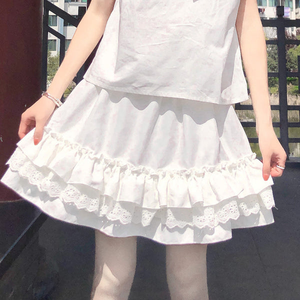 Lolita Navy T-shirt / Tutu Skirt AD210217