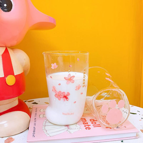 Sakura Cat's Paw Glass AD11564