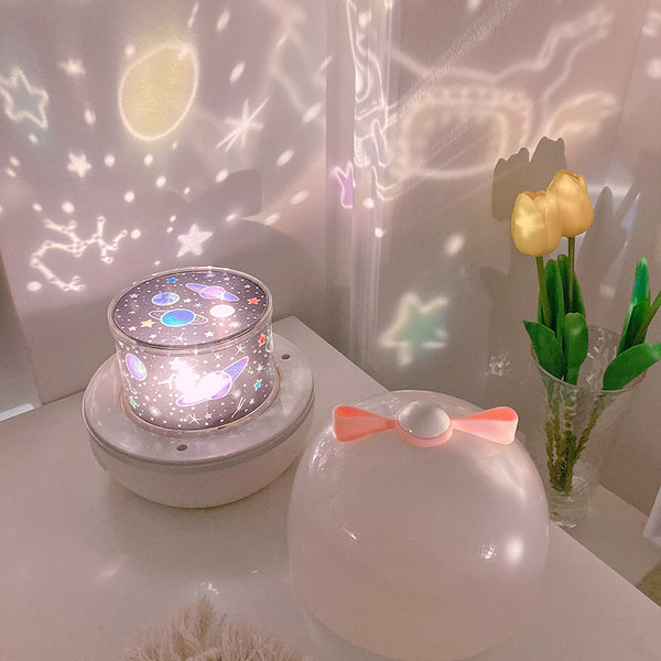 Romantic LED Rotating Music Projector Starry Night Light AD11508