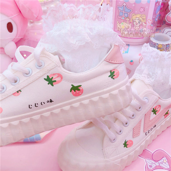 Japanese Sweet Strawberry Shoes AD10476