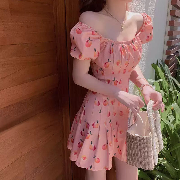 Peach Pink Dress AD210101