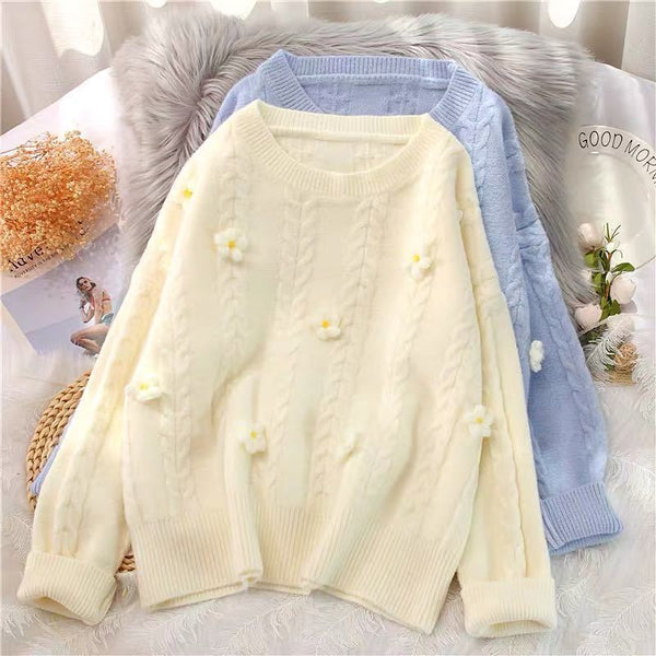 Soft Flower Sweater AD210102