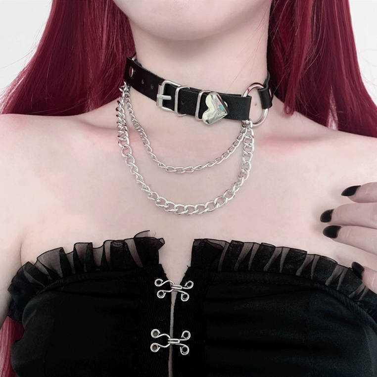 Chain Heart Collar AD11620