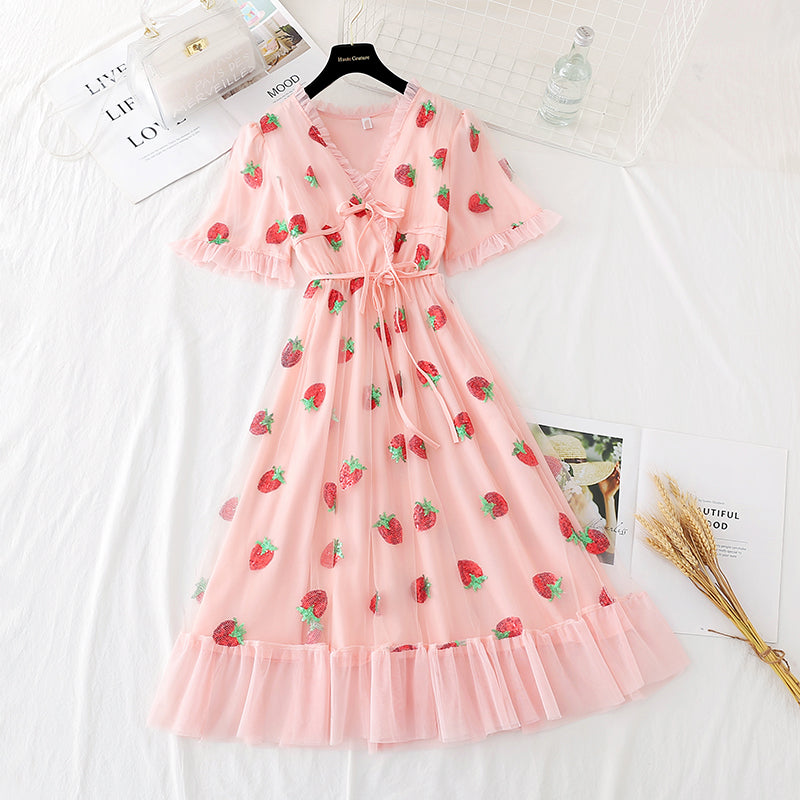 Lovely Strawberry Dress AD210199