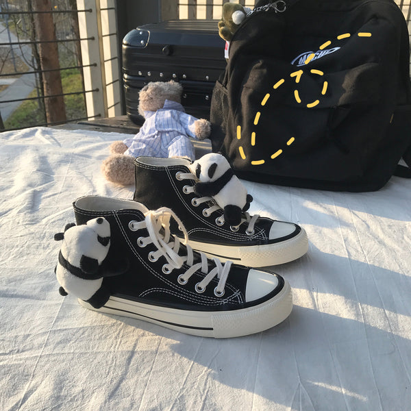 Cartoon Panda Canvas Shoes AD11028