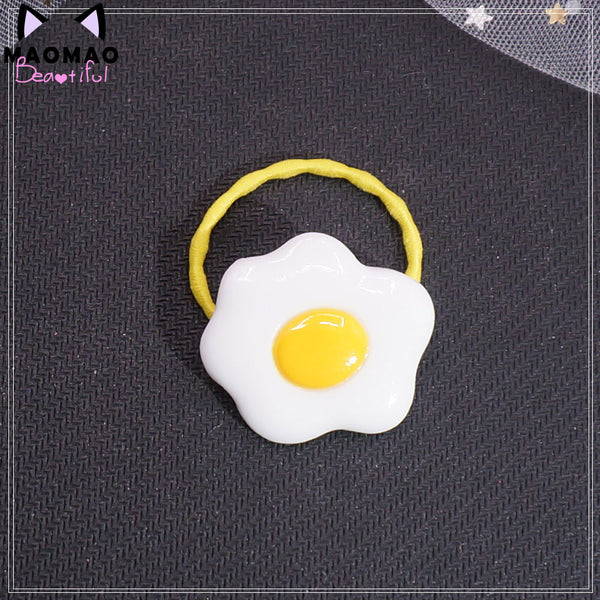 Cute Poached Egg Hair Rubber Band Set AD10425