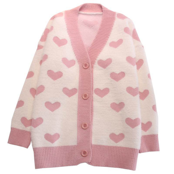 Heart Cardigan AD12218