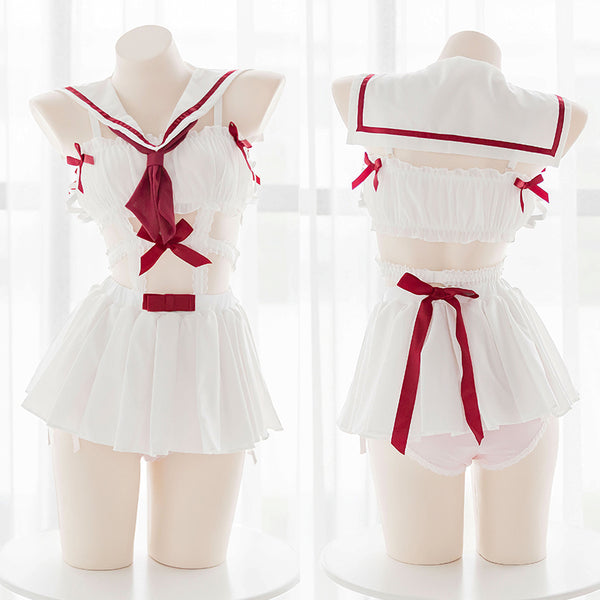 Sailor Uniform Pleated Skirt Set AD10698