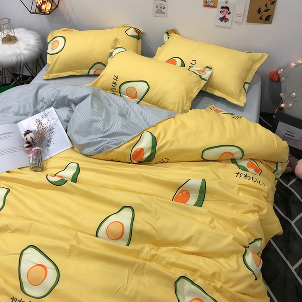Avocado Bed Sheet 4 Pieces AD11832