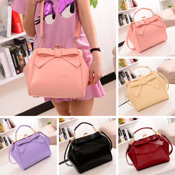 4 Colors Bowknot Hand Bag/Shoulder Bag AD10235