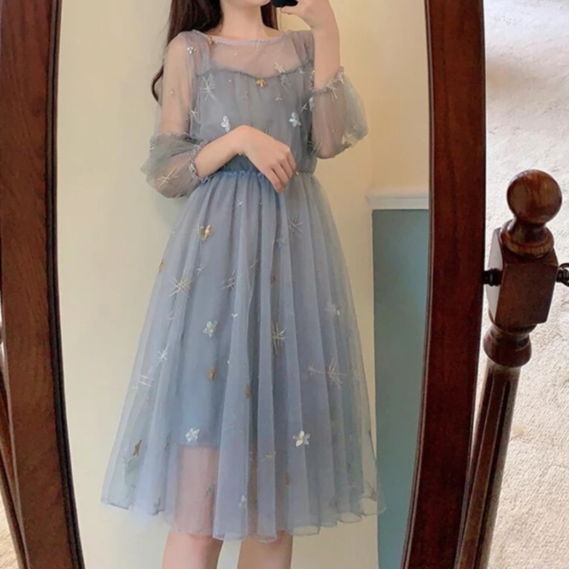 Fairy Gauze Two-Piece Dresses AD10641