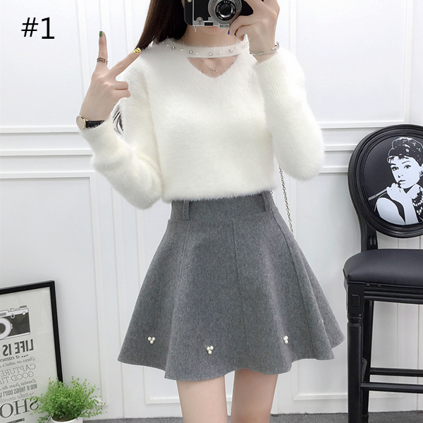 Sweet Sweater + Skirt Two-Piece AD0162