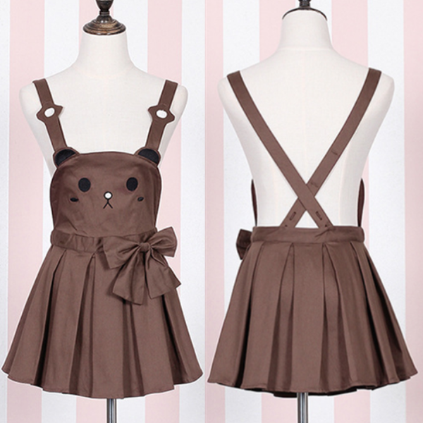Bunny/Bear Suspender Shorts AD10149