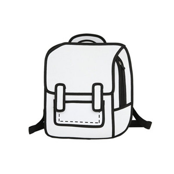 3D Comic School Backpack AD11202
