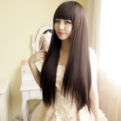 Black Straight Hair Wig AD10103