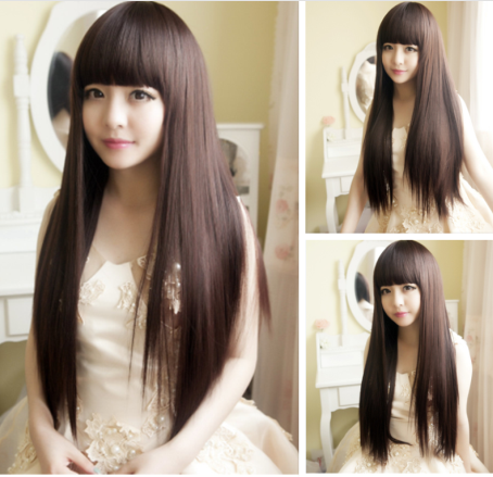 Black Straight Hair Wig AD10103