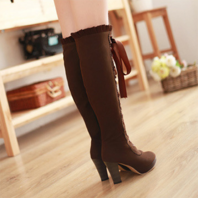 Korean Sweet Lace High Boots AD3220