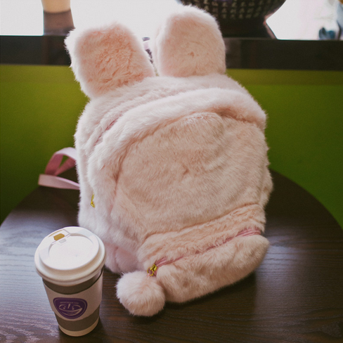 Cute Fuzzy Bunny Backpack AD10010 Andester