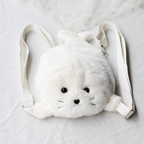 Cartoon Seal Soft Backpack AD10312