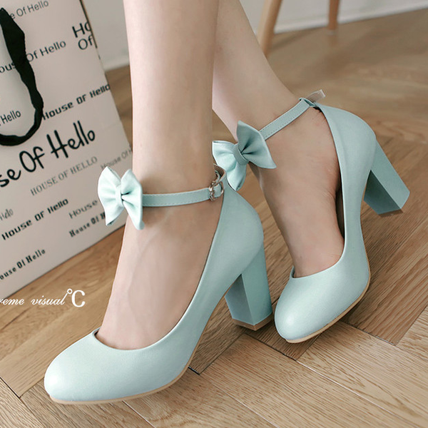 Sweet Bowknot Heels AD10159