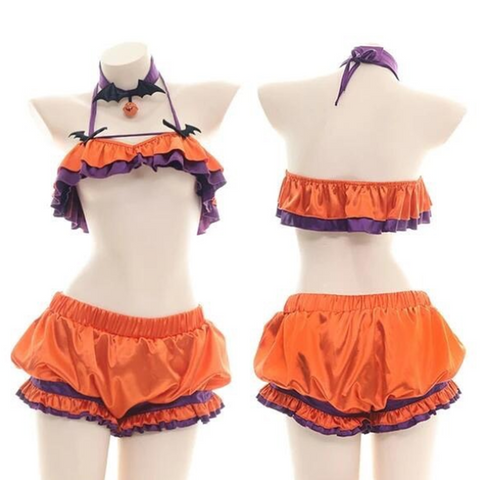 Halloween Pumpkin Lingerie Outfits AD12277