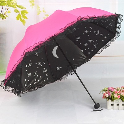 Starry Lace Foldable Umbrella AD10324