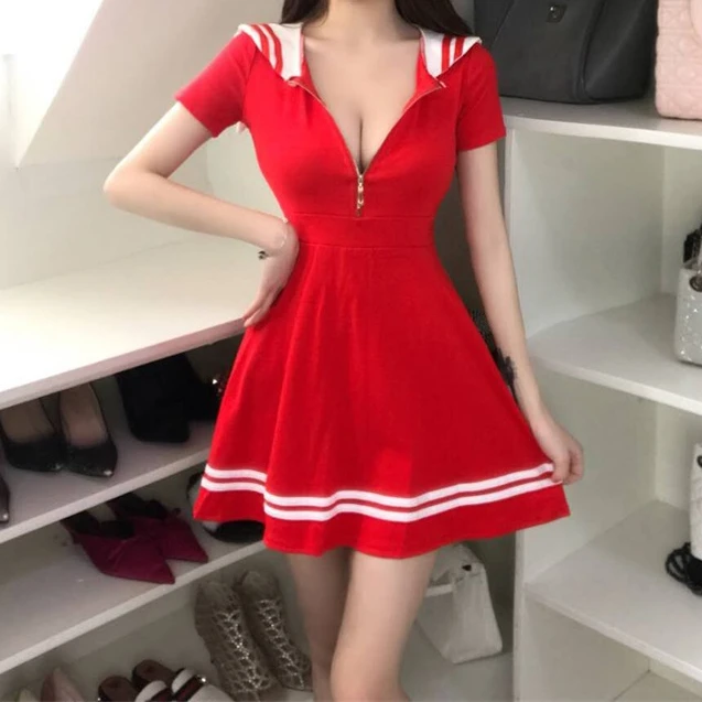 Seifuku Sailor Zipper Dress AD10906