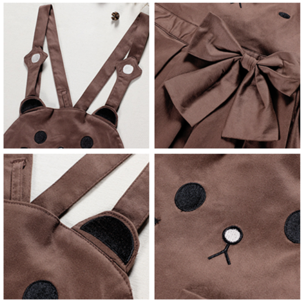 Bunny/Bear Suspender Shorts AD10149