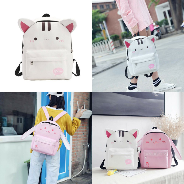 Happy Pink Kitty Backpack AD11286