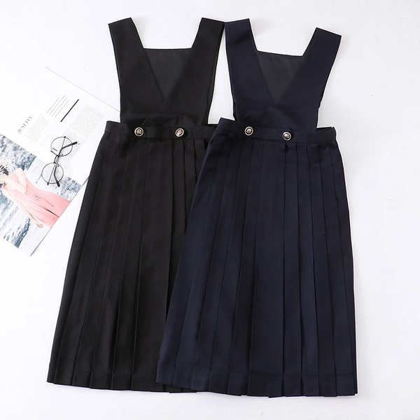 Japanese Strap Pleated Dress AD210054