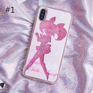 Sailor Moon Liquid Glitter Stars Phone Case AD11578