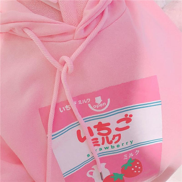 Strawberry / Milk Hoodie AD10035