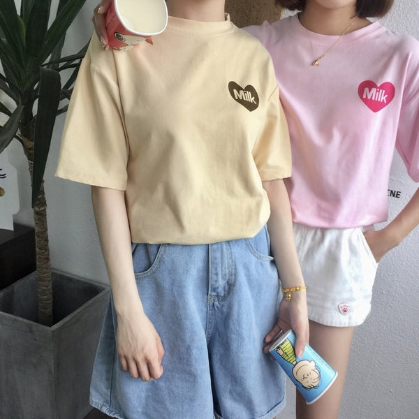 Cartoon Milk T-shirt AD11557