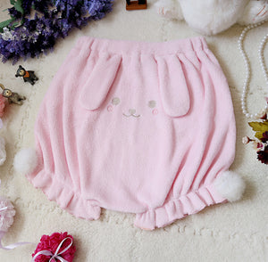 Bunny Plush Shorts AD11255