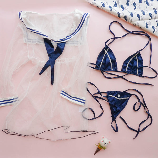 Cosplay Sailor Bikini Underwear Set AD10886