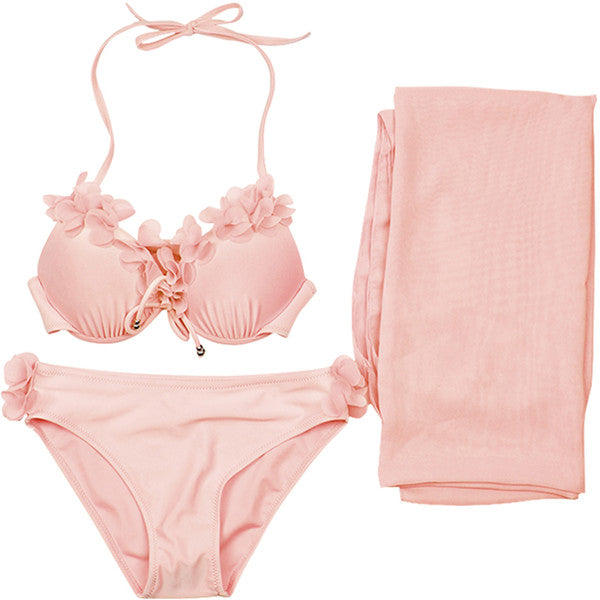 Sweet Three-piece Swimsuit AD10274