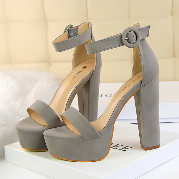 Date Night Open High Heels Sandal Shoes AD11616