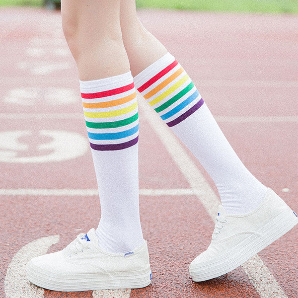 Colorful Stripe Stockings AD11462